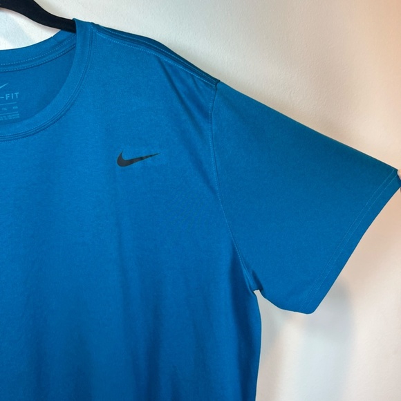 Nike Mens Legent Dri-Fit T-Shirt Teal Blue Crew Neck Lightweight Athletic Sz XXL - Picture 3 of 11